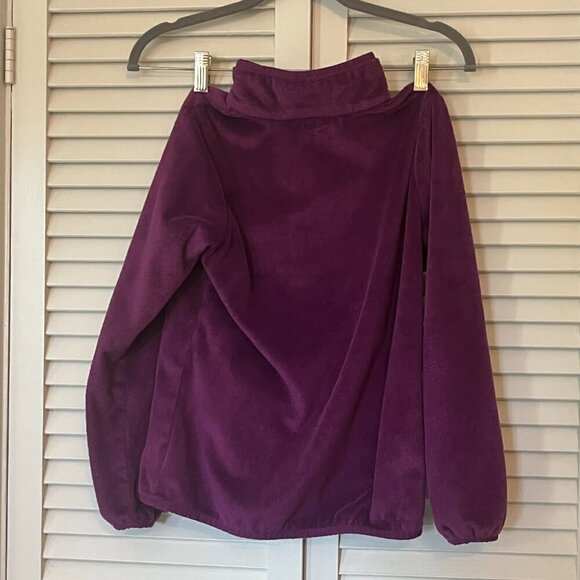 Columbia girls' fleece jacket full-zip purple medium 10-12 - Picture 5 of 10